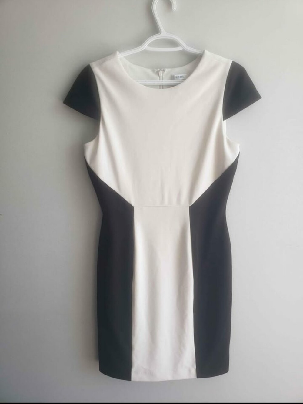 Ricki's Black and White Colorblock Midi Dress
